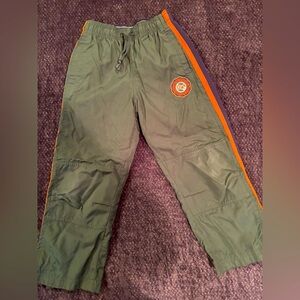 Kids Green Track Pants